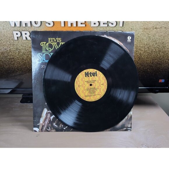 Elvis Presley-Love Songs -1981 K-Tel Records NU9900-Vinyl Record LP - Picture 7 of 8